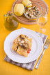 Rice, potatoes and mussels. Tiella di riso, patate e cozze. Rice, potatoes and mussels. Tiella di riso, patate e cozze.