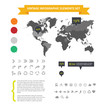 Vettoriale: Web infographic elements set isolated Web infographic elements set isolated