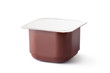 Plastic container for dairy chocolate products