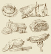 Meat collages