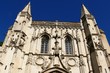 canvas print picture - Part of façade of the Palace of the Popes in Avignon, France
