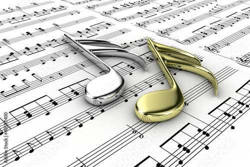 Illustration: Musical notes Musical notes