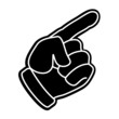Hand pointing icon