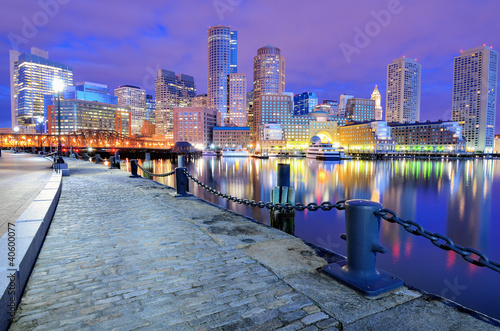 Photo: Boston Harbor and Financial District Skyline Boston Harbor and Financial District Skyline