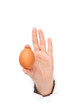Hand with egg