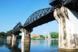 Historical bridge over the river Kwai