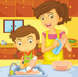 Helping at home