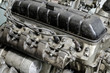 old engine, closeup