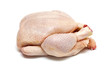 Photo: raw chicken isolatde on white background raw chicken isolatde on white background