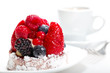 Cake with Berries over white Cake with Berries over white
