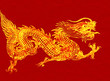 Dragon painting, Art Chinese style painting on wall in temple. Dragon painting, Art Chinese style painting on wall in temple.