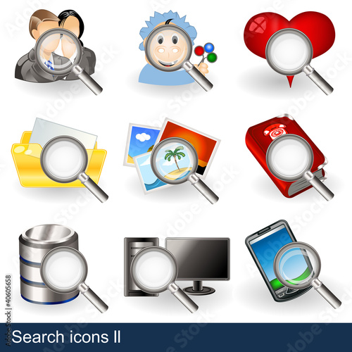 Vector: search icons 2 search icons 2