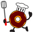 Vector: illustration of cartoon chef illustration of cartoon chef