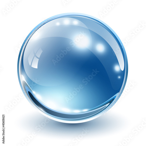 Vektor: 3D glass sphere 3D glass sphere