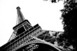 Eiffel Tower Black and White