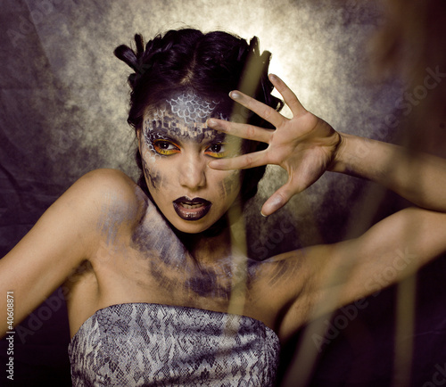 Photo: woman snake woman snake