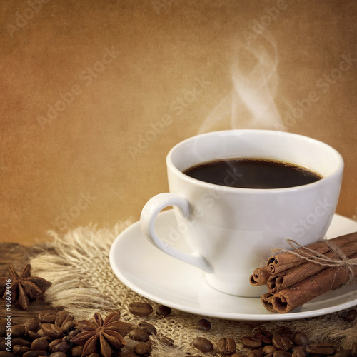 Photo: Hot coffee Hot coffee