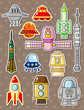 rocket stickers