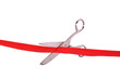 scissors and ribbon