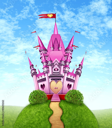 Illustration: Magical Pink Castle Magical Pink Castle