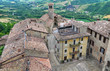Panoramic view of Vigoleno. Emilia-Romagna. Italy. Panoramic view of Vigoleno. Emilia-Romagna. Italy.
