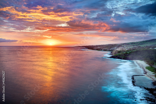Photo: Crépuscule sur Grande Anse - Ile de La Réunion Crépuscule sur Grande Anse - Ile de La Réunion