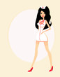 vector illustration of a sexy nurse vector illustration of a sexy nurse