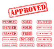 Set rubber stamps