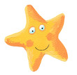Illustration: Funny yellow star Funny yellow star