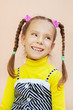 little girl in yellow dress
