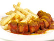 Currywurst mit Pommes