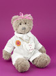 Teddybear girl with a heart