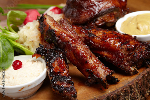 Photo: delicious BBQ ribs delicious BBQ ribs