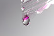 Water drop close up