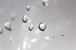 Water drops on glass