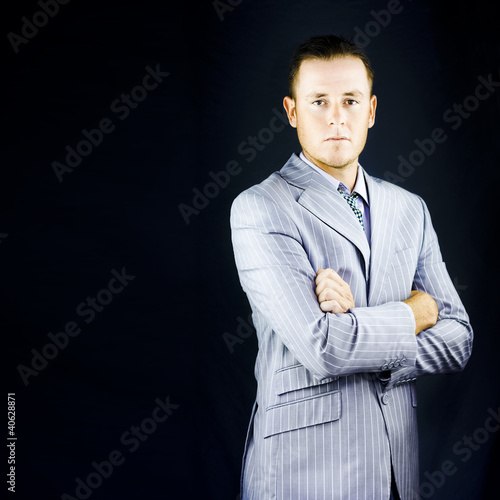 Photo: Prestigious influential young business man Prestigious influential young business man