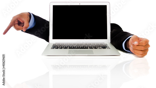 Photo: Demanding laptop computer Demanding laptop computer
