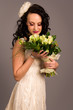 Portrait of a beautiful happy bride Portrait of a beautiful happy bride