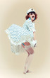 Pin-up girl. American style Pin-up girl. American style