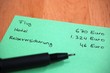 Urlaubskosten