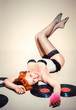 Photo: Pin-up girl. American style Pin-up girl. American style