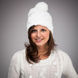 Young attractive woman dressed in winter clothes Young attractive woman dressed in winter clothes