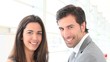 Portrait of business partners looking at camera