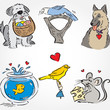 Drawn Pets Set