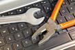 Computer Zange Schraubenschlüssel