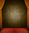 Retro curtain with stage