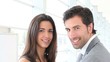 Portrait of business partners looking at camera