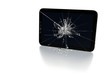 Illustration: Tablet-PC Touchscreen Glasbruch Tablet-PC Touchscreen Glasbruch