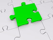 Puzzle grün