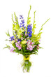 Large colorful flower arrangement isolated on white Large colorful flower arrangement isolated on white